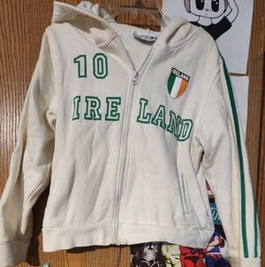 Vintage Kids Cream Ireland Hoodie